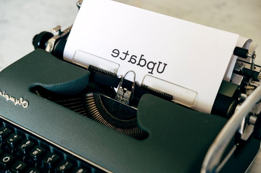 Team collaborating on technology updates